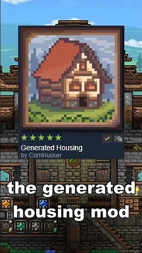 Terraria Mod of the Day: Generated Housing Edition