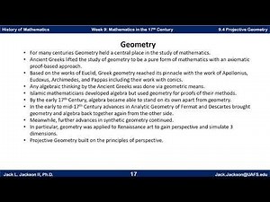 Math History 9.4 Projective Geometry