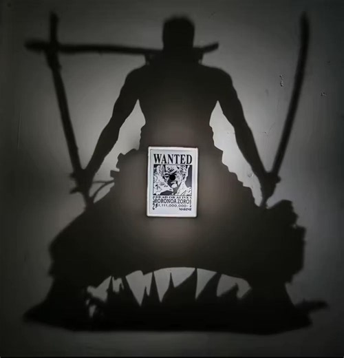Aura Domain Core One Piece Roronoa Zoro "King of Hell" 3D Shadow Lamp & Night Light - Shop