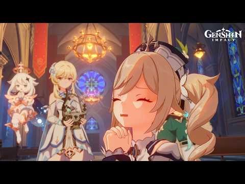 "Barbara and the Holy Lyre" Cutscene (Japanese dub/English sub) - Genshin Impact