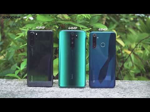 Xiaomi Redmi Note 8 Pro 64MP camera VS Huawei P30 Pro