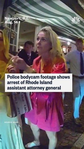 615K views · 3.8K reactions | A Rhode Island prosecutor told police "you're going to regret this" during a confrontation that ended in her arrest which was caught on an officer's body camera, officials said Tuesday. | NBC News | Facebook