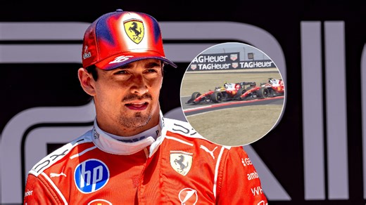 Charles Leclerc calls out Lewis Hamilton on team radio during Chinese GP qualifying