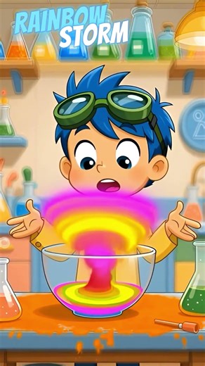 Neon Explosion! 💥 #minilab #shorts #science