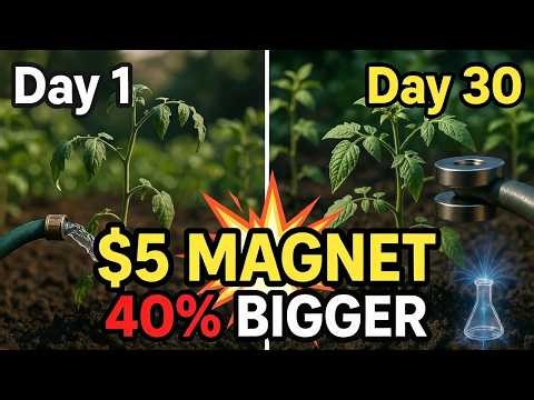 I Watered My Plants With Magnetized Water for 30 Days