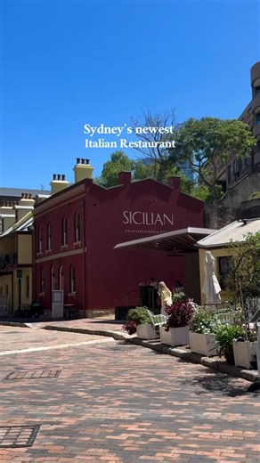 The Rocks on Instagram: "Sit back, relax and Buon Appetito and the new @sicilianitalianrestaurant. Now open on Playfair St. Find out more at the link in bio 🔗 #therocks #therockssydney"