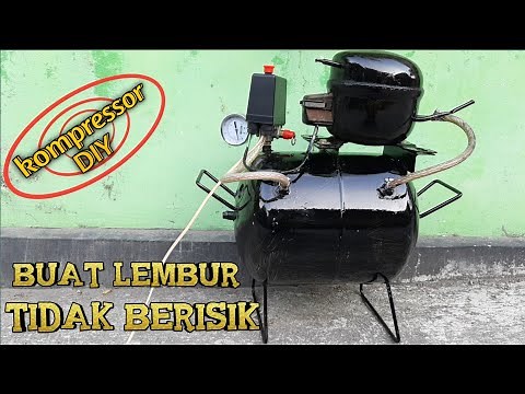 Making a compressor from a used refrigerator
