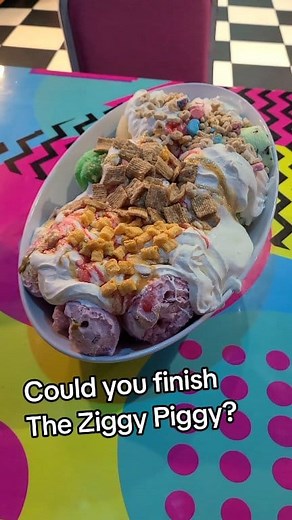 22K views · 467 reactions | This is what happens when you accept the Ziggy Piggy Challenge in Las Vegas  #icecream #foodies #travel #asmr | Freak Eating | Facebook