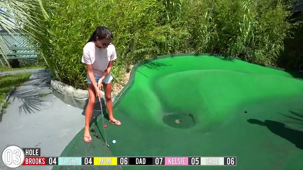 Most hole in ones ever at the best mini golf course