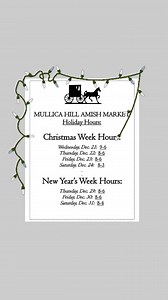 1.1K views · 12 reactions | The Mullica Hill Amish Market on Reels | Facebook