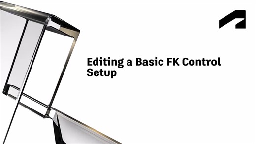 Editing a basic FK control setup | Autodesk