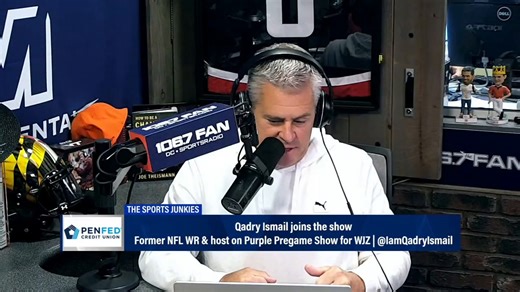 1.5K views · 17 reactions | Qadry Ismail joined The Junkies today to preview Commanders-Ravens...and, of course, weigh in on fellow WR Terry McLaurin's status. | 106.7 The Fan | Facebook