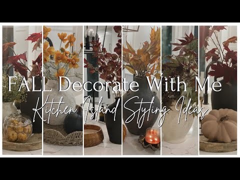 Fall Kitchen Island Decor Ideas 🍂 | 8 Easy & Beautiful Ways to Style Your Kitchen for Autumn