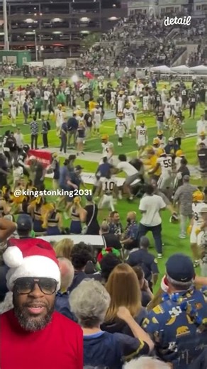 “The game ended… the fight didn’t 😳 California vs Hawaii postgame chaos.”