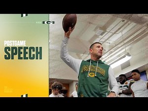 Postgame speech: Packers celebrate Thanksgiving win in Detroit