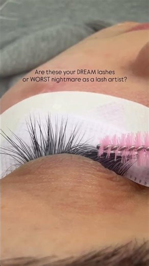 Why don't lash extensions stick to thick natural lashes? Comment to learn more.