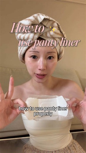 Part 22 | How to use liner properly #korean #kbeauty #femininecare #periodtip #hygienetips