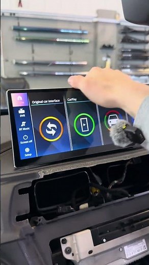 BMW CARPLAY SCREEN UPGRADE !! 🔥👀 #carplay #bmw #carmodifications