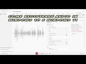 Come registrare audio in Windows 10 e Windows 11 senza app