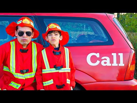Jason pretend play fireman story for kids