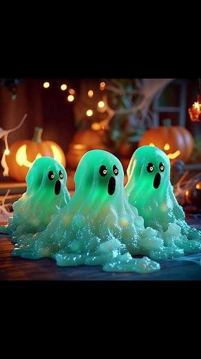 Glowing Ghost Slime Materials: 1 cup white school glue (like Elmer’s) 1/2 cup warm water 1 tsp baking soda Full STEP BY STEP in First (C.o.ʍ.m.е.ո.τ) 👇 Enjoy ❤️👇👇 | Charming Recipes