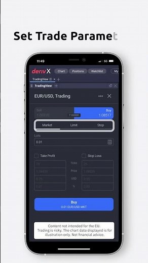 How to Trade with TradingView on Deriv X #Shorts #Deriv