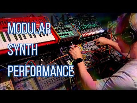 Modular synth performance - no loops, no presets, just music #modularsynth #eurorack #synth #jam