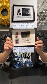 I Had Hinky Make Origami Art Out of Their Solo Exhibition Poster!