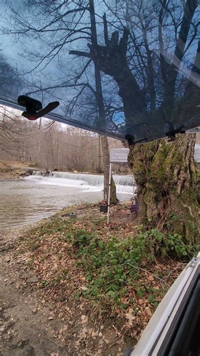 KARAVANDA KAHVE KEYDİ , LUXER KARAVAN , DERE KENARINDA KARAVANLA KAMP #shorts