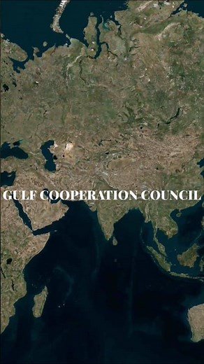 Gulf Cooperation Council [GCC] Memeber Countries Through Map Animation | GCC | Gulf Countries|