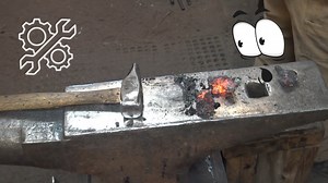 How to refine an iron bloom into wrought iron