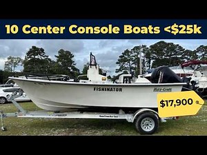 10 Used Center Console Boats Under $25,000 For Sale Now in the USA