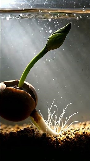 Growing Lotus From Seed Underwater Time Lapse – 68 Days
