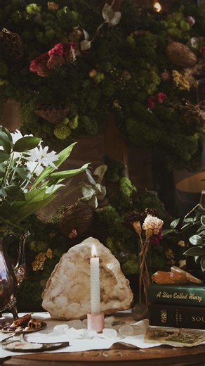 The Witch’s Fix on Instagram: "Here’s how we made our fairy altar! 🧚‍♀️✨ Bring a little magic into your space with this enchanting DIY! 🪟 🌱 ✨ #fairydoor #fairyaltar #witchshop #fairymagic #diyideas"