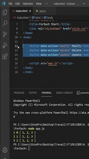 La méthode forEach en JavaScript