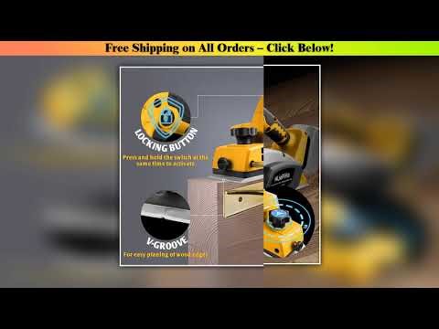 Brushless Electric Planer 15000RPM Cordless Handheld Power Planer Carpenter Home DIY for Dewalt