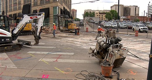 RTD construction project forcing detours in downtown Denver