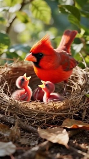 2.6K views · 99 reactions |  The best mom! ❤️ #NorthernCardinal 4K ✨ The northern cardinal, also commonly known as the common cardinal, red cardinal, or simply cardinal, is a bird in the genus Cardinalis. Scientific name Cardinalis cardinalis Mass 43 g Adult #facebookreels #reelsfbシ #facebookreelsviral #birdsofinstagram #northerncardinal #Wildlife #Nature #rarebirds #wildlifeeducation #straycat B Sharma | B Sharma | Facebook