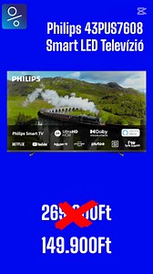 Philips 43PUS7608 Smart LED Televízió #Szeged #akció #részletfizetés #televízió #Philips | Mixmania | Facebook
