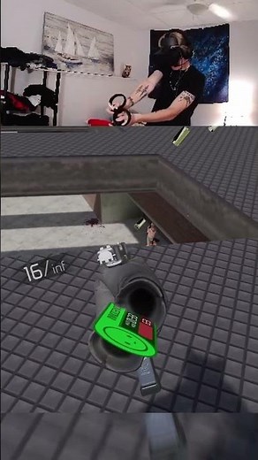 Fully Auto Glock in Pavlov VR #pavlov #pavlovvr #gamingshorts #shootergames