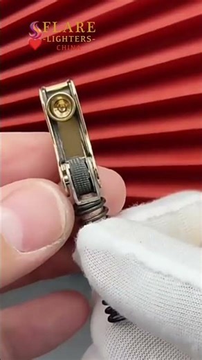 Brass Matchbox Ejector Lighter — Press to Ignite 🔥