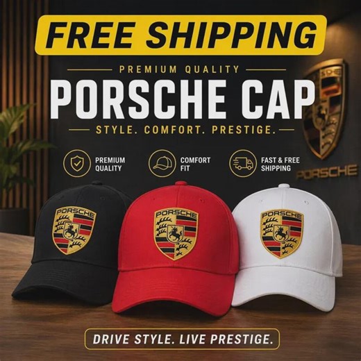 Porsche Logo Caps 3 Pack Black Red White Adjustable Motorsport Baseball Hats Unisex - Etsy