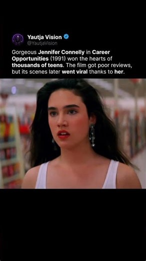 Jennifer Connelly Went Viral in Career Opportunities 😍