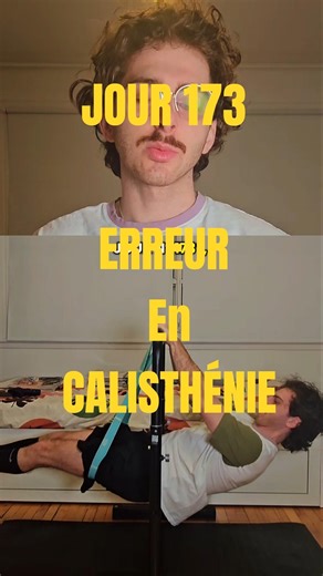 Jour 173 L'erreur à ne pas faire en #calisthenics #motivation #pourtoi #sports #streetworkout
