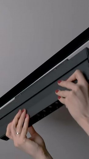 Track lighting system for stretch ceiling. Light profile adds extra comfort and flexibility