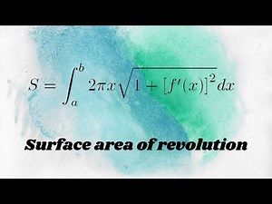 Calculus II: Surface of revolution