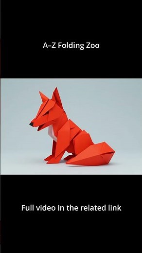 A–Z Folding Zoo | Beautiful Origami Animal Folds