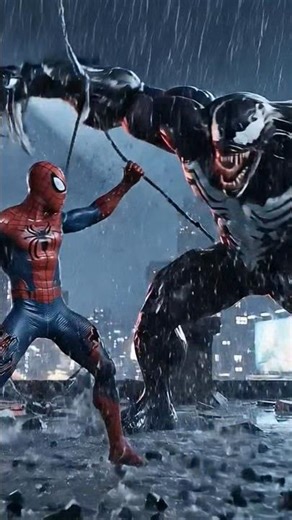 Spiderman Vs Venom #aianimation #marvel #spiderman #ben10 #ben10edit #edut #epicbattle #fanfilm