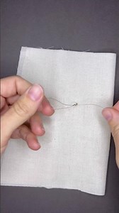 Thread Chain Button Loop Tutorial 🪡 #handsewing #sewingtipsandtechniques #sewingtutorial