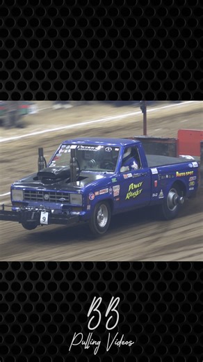 The "Power Ranger" Mini Truck pulling at the 2026 TNT Kentucky Invitational in Lexington, KY! #truckpulling #powerrangers #ford #trucks #motorsport | BB Pulling Videos
